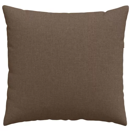 Kanapé párnák 2 pcs Barna 50 x 50 cm szövet