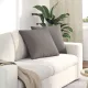 Kanapé párnák 2 pcs Tópszínű 50 x 50 cm szövet
