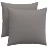 Kanapé párnák 2 pcs Tópszínű 50 x 50 cm szövet