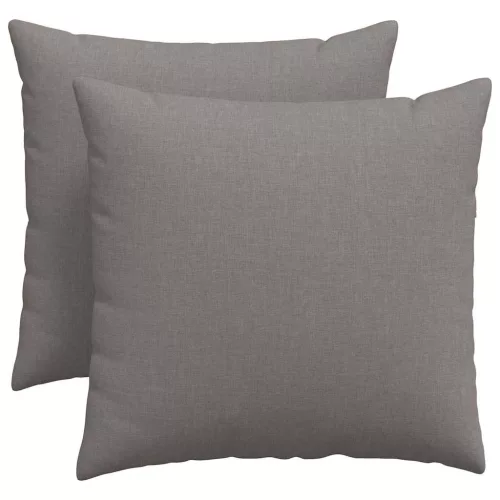 Kanapé párnák 2 pcs Tópszínű 50 x 50 cm szövet