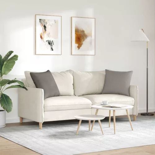Kanapé párnák 2 pcs Tópszínű 50 x 50 cm szövet