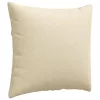 Kanapé párnák 2 pcs Krém 50 x 50 cm szövet