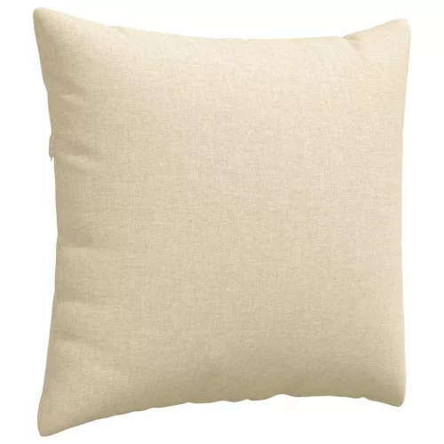 Kanapé párnák 2 pcs Krém 50 x 50 cm szövet