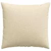 Kanapé párnák 2 pcs Krém 50 x 50 cm szövet