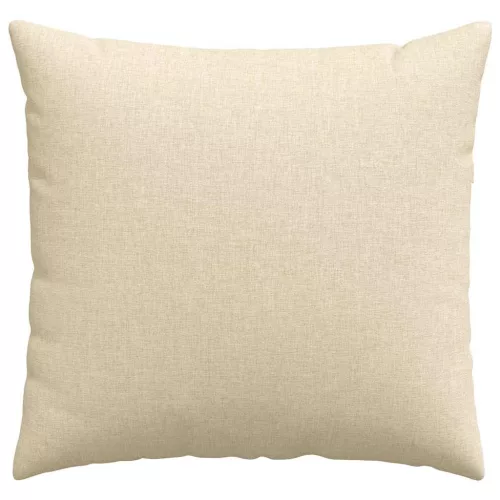 Kanapé párnák 2 pcs Krém 50 x 50 cm szövet