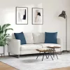 Kanapé párnák 2 pcs Kék 50 x 50 cm szövet