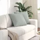 Kanapé párnák 2 pcs Világosszürke 50 x 50 cm Bársonyos szövet