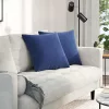 Kanapé párnák 2 pcs Rendőrségi kék 50 x 50 cm Bársonyos szövet
