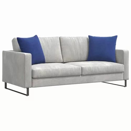 Kanapé párnák 2 pcs Rendőrségi kék 50 x 50 cm Bársonyos szövet