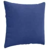 Kanapé párnák 2 pcs Rendőrségi kék 50 x 50 cm Bársonyos szövet
