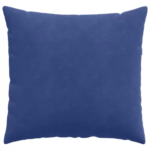 Kanapé párnák 2 pcs Rendőrségi kék 50 x 50 cm Bársonyos szövet