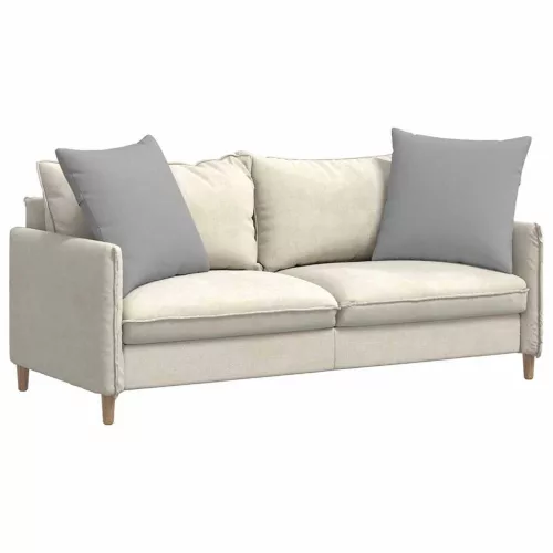 Kanapé párnák 2 pcs Szürke 60 x 60 cm szövet