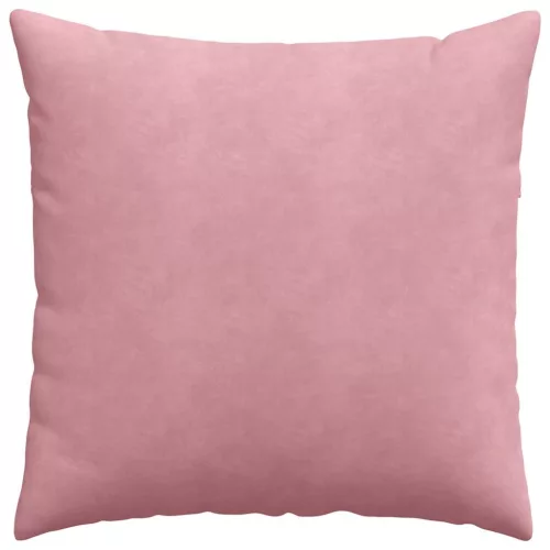 Kanapé párnák 2 pcs Rózsaszín 60 x 60 cm Bársonyos szövet