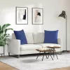 Kanapé párnák 2 pcs Rendőrségi kék 60 x 60 cm Bársonyos szövet