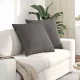 Kanapé párnák 2 pcs Világosszürke 60 x 60 cm Bársonyos szövet