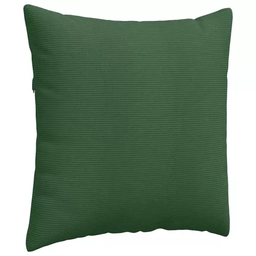Kanapé párnák 2 pcs Sötétzöld 60 x 60 cm Bársonyos szövet