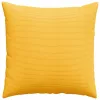 Kanapé párnák 2 pcs Világos sárga 60 x 60 cm Bársonyos szövet
