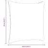 Kanapé párnák 2 pcs Világos sárga 60 x 60 cm Bársonyos szövet