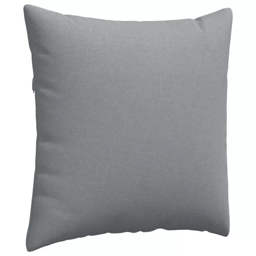 Kanapé párnák 2 pcs Világosszürke 80 x 80 cm szövet