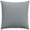 Kanapé párnák 2 pcs Világosszürke 80 x 80 cm szövet