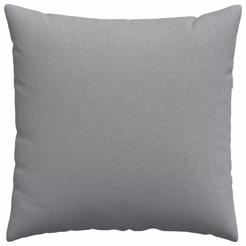 Kanapé párnák 2 pcs Világosszürke 80 x 80 cm szövet