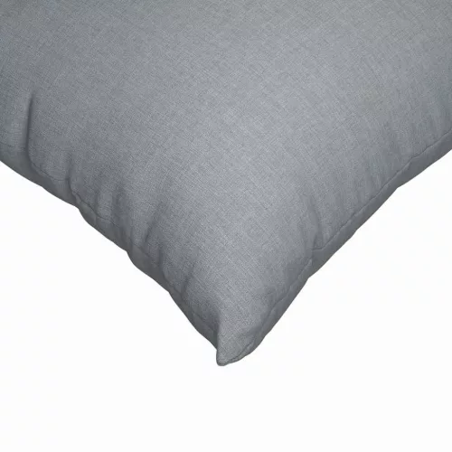 Kanapé párnák 2 pcs Világosszürke 80 x 80 cm szövet
