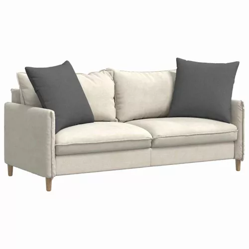 Kanapé párnák 2 pcs Sötétszürke 80 x 80 cm szövet
