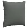 Kanapé párnák 2 pcs Sötétszürke 80 x 80 cm szövet