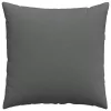 Kanapé párnák 2 pcs Sötétszürke 80 x 80 cm szövet