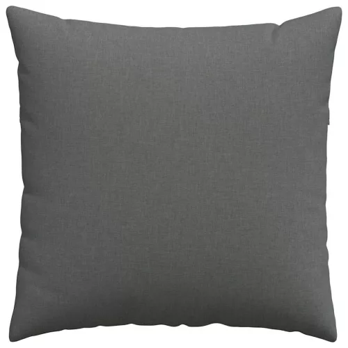 Kanapé párnák 2 pcs Sötétszürke 80 x 80 cm szövet