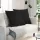 Kanapé párnák 2 pcs Fekete 80 x 80 cm szövet
