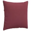 Kanapé párnák 2 pcs Bordó 80 x 80 cm szövet