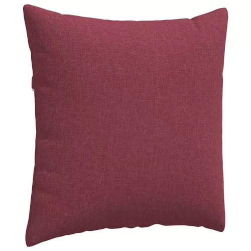 Kanapé párnák 2 pcs Bordó 80 x 80 cm szövet