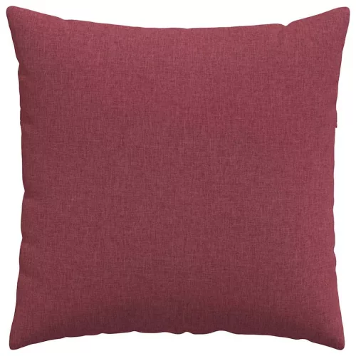 Kanapé párnák 2 pcs Bordó 80 x 80 cm szövet