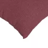 Kanapé párnák 2 pcs Bordó 80 x 80 cm szövet