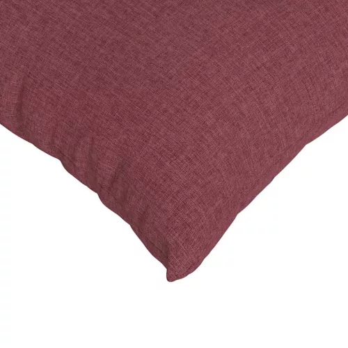 Kanapé párnák 2 pcs Bordó 80 x 80 cm szövet