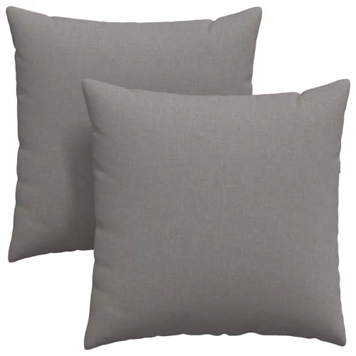 Kanapé párnák 2 pcs Tópszínű 80 x 80 cm szövet