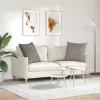 Kanapé párnák 2 pcs Tópszínű 80 x 80 cm szövet