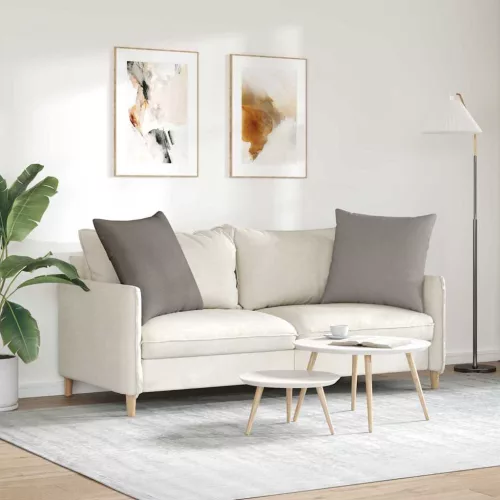 Kanapé párnák 2 pcs Tópszínű 80 x 80 cm szövet