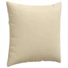Kanapé párnák 2 pcs Krém 80 x 80 cm szövet