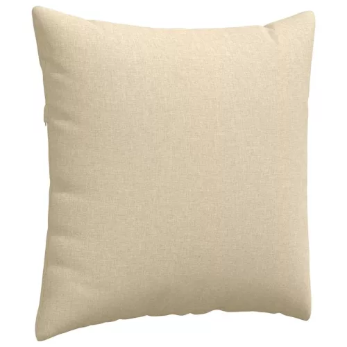 Kanapé párnák 2 pcs Krém 80 x 80 cm szövet