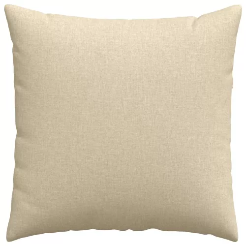 Kanapé párnák 2 pcs Krém 80 x 80 cm szövet