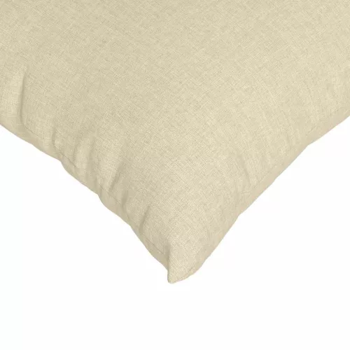 Kanapé párnák 2 pcs Krém 80 x 80 cm szövet