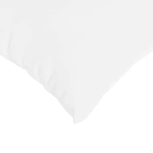 Kanapé párnák 2 pcs Fehér 80 x 80 cm szövet