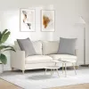 Kanapé párnák 2 pcs Szürke 80 x 80 cm szövet