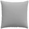 Kanapé párnák 2 pcs Szürke 80 x 80 cm szövet