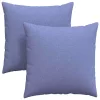 Kanapé párnák 2 pcs Kék 80 x 80 cm szövet