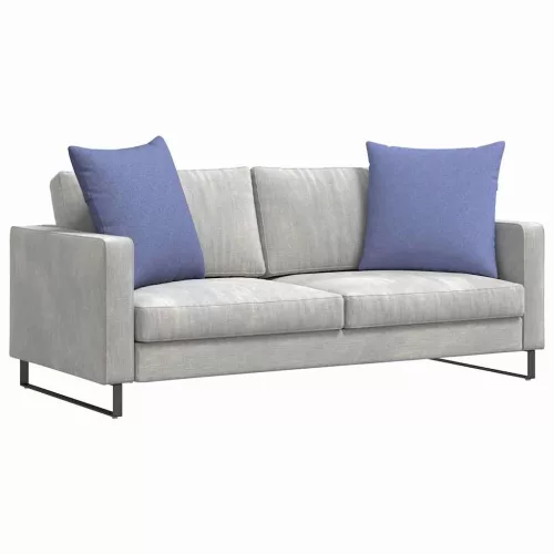 Kanapé párnák 2 pcs Kék 80 x 80 cm szövet