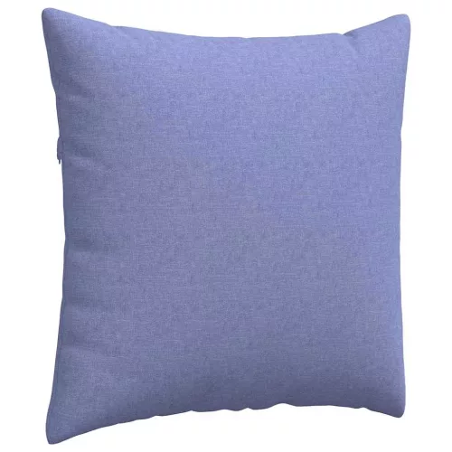 Kanapé párnák 2 pcs Kék 80 x 80 cm szövet