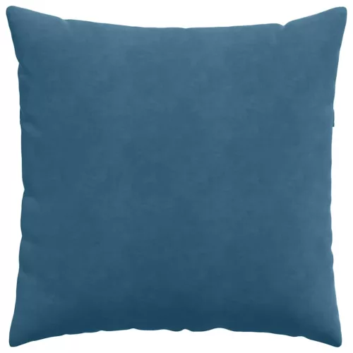 Kanapé párnák 2 pcs Kék 80 x 80 cm Bársonyos szövet